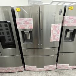SAMSUNG STAINLESS STEEL FRIDGE