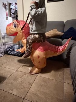 Inflable dino Costume Kid size