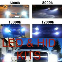 Hid Light Kits - Led Headlight Replacement  - Luces For Any Vehicle - Toyota Tacoma To Atv Plug And Play Into Harness - Battery Relay Also Available -