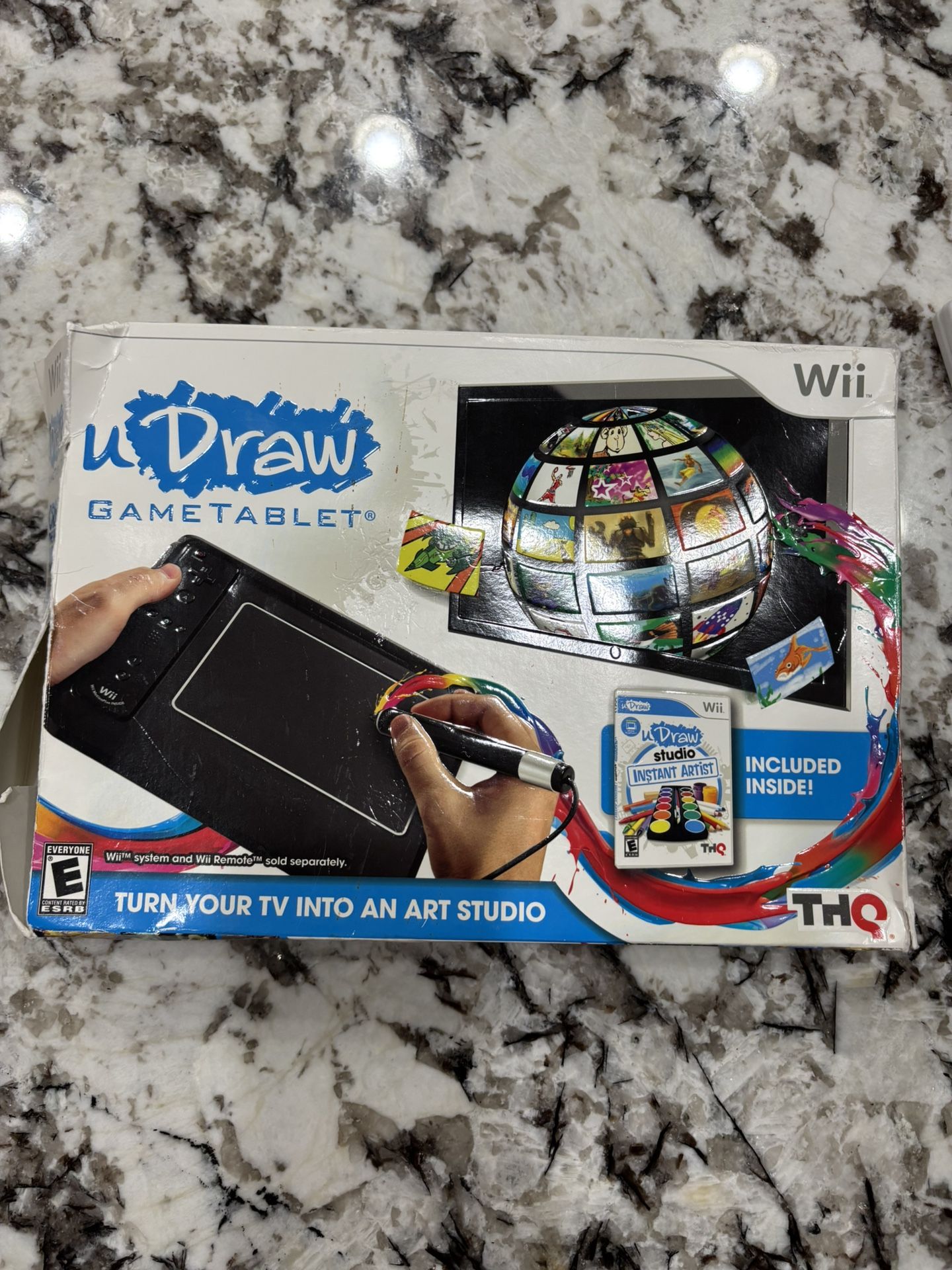 Wii U Draw Tablet And Game