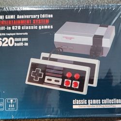 New In Box Mini Nintendo Console With 2 Controllers 620 Preloaded Video Games 