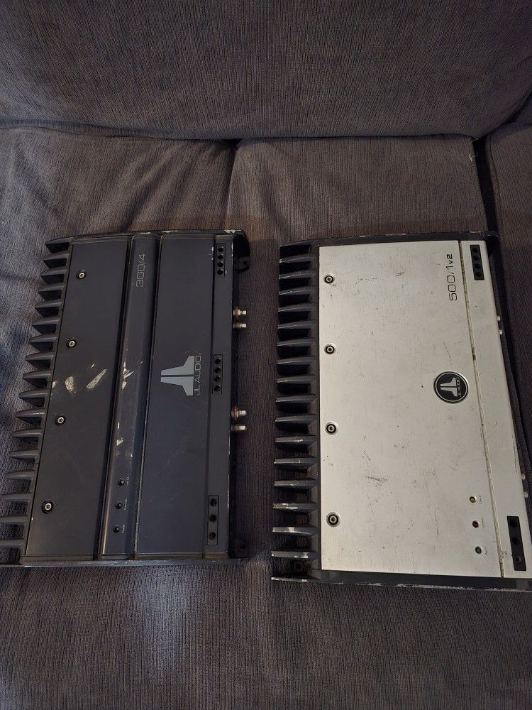 Two JL Audio Amps.