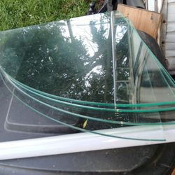 Glass Corner Shelving