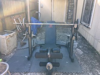 Weights and bench