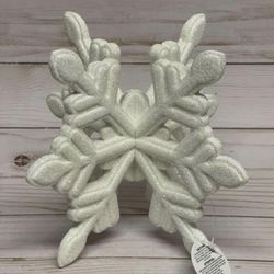 Glitter Snowflake Candle Holder