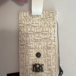Badgley Mischka Monogram Wristlet Wallet