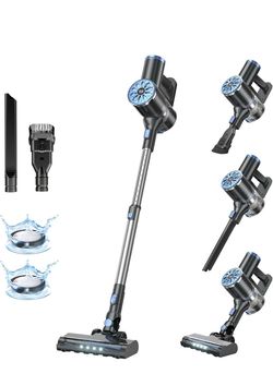 Cordless Vacuum Cleaner with Self-Standing, LED Screen Stick Vacuum Cleaners for