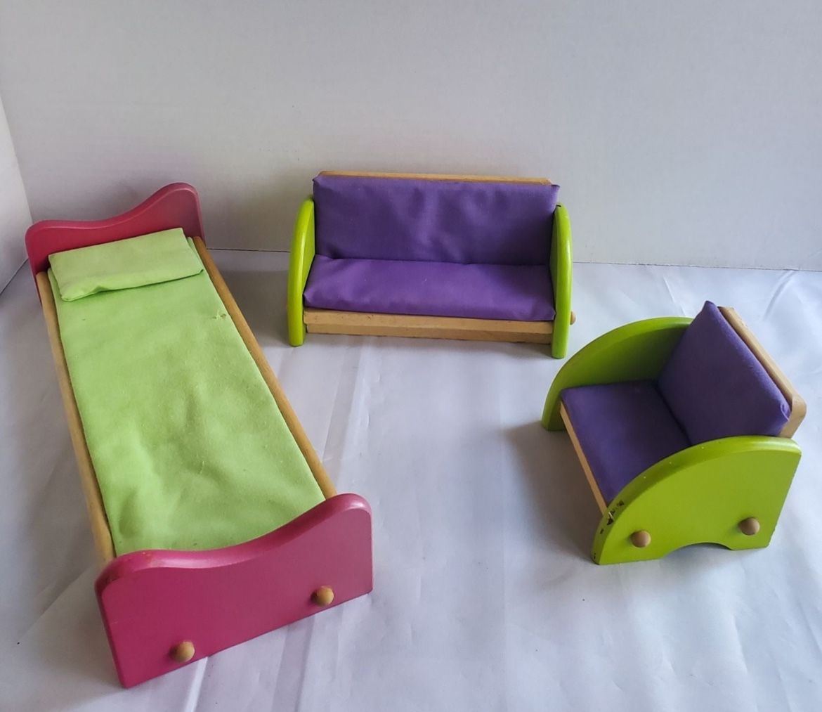 Wooden Dollhouse Furniture