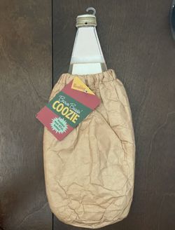 Novelty Christmas Gift- Brown Baggin Booze Coozie