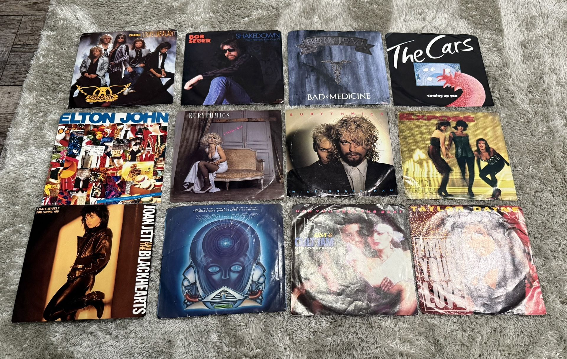 Vintage Vinyl Records 45 RPM