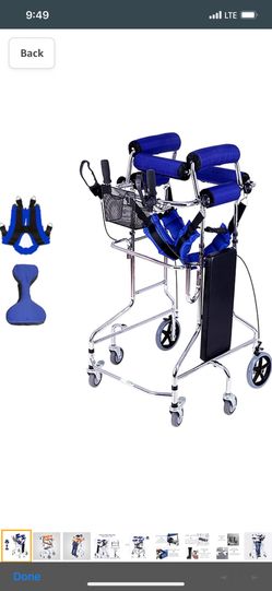 Wheeled Walkers and Rollator Walker Up and Down Adjust 