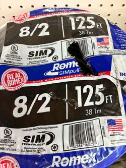 New Romex wire 8/2