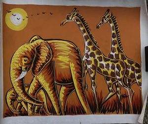 Canvas Paintings From Accra, Ghana