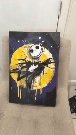 Jack the skeleton painting