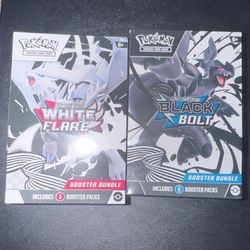 White flare & black bolt booster bundles