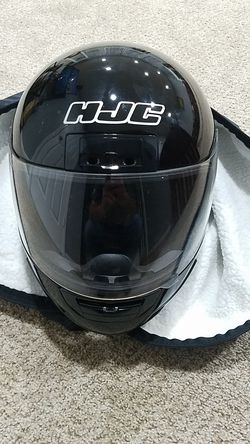 HJC motorcycle helmet with bag