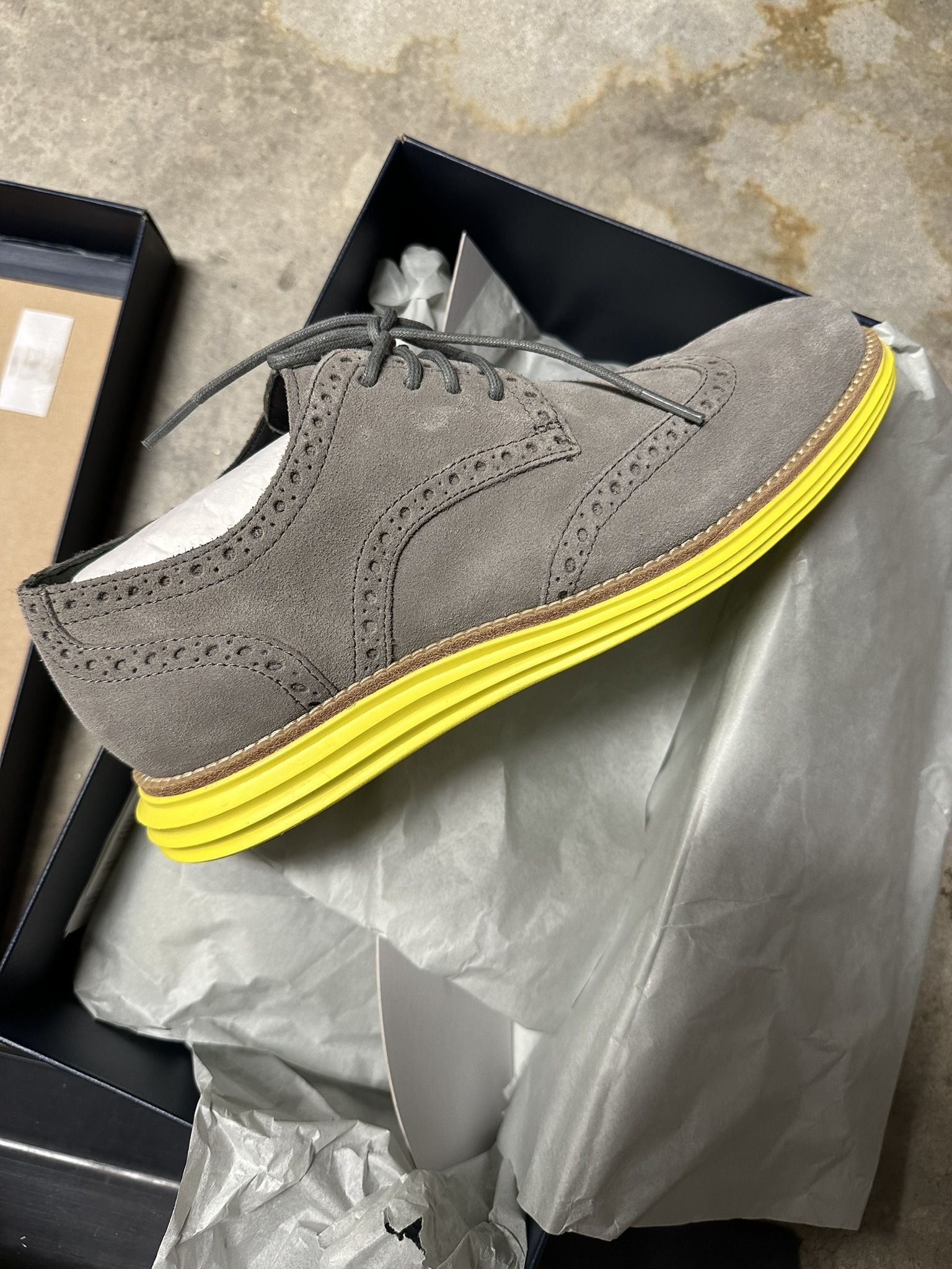 Brand New Cole Haan Original Grand Wingtip Shoes Size 8 Mens