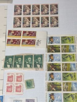 Bundle of mixed stamps
