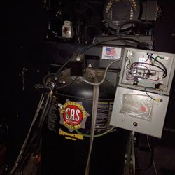 Compressed Air Systems RS Open Frame 10 HP Rotary Screw Air Compressor, 80 Gallon