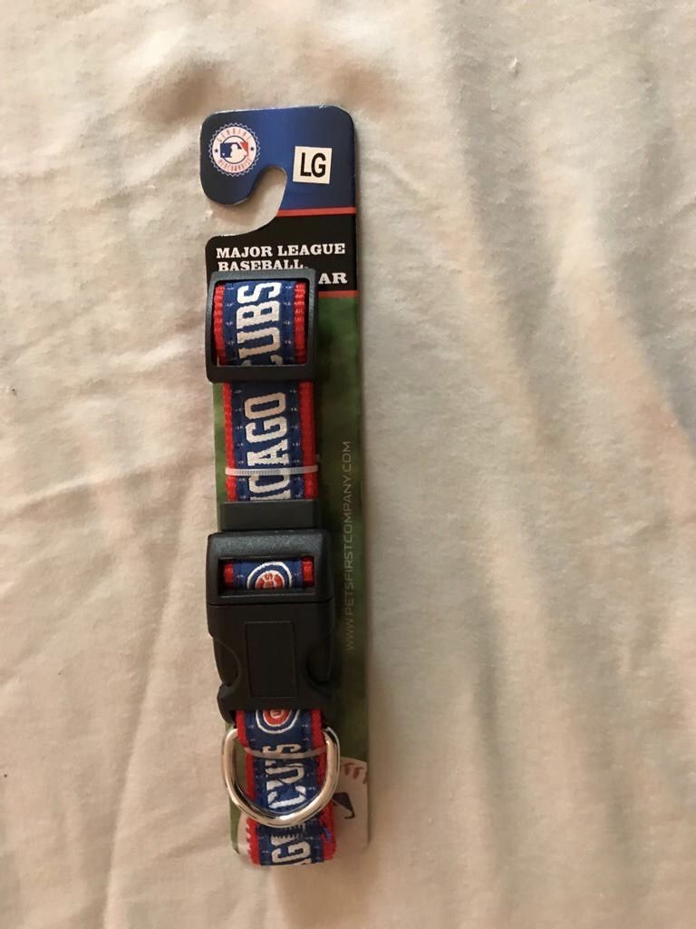 Chicago Cubs Dog Collar