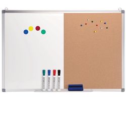 24 in. x 36 in. Hanging Cork and Dry Erase Board