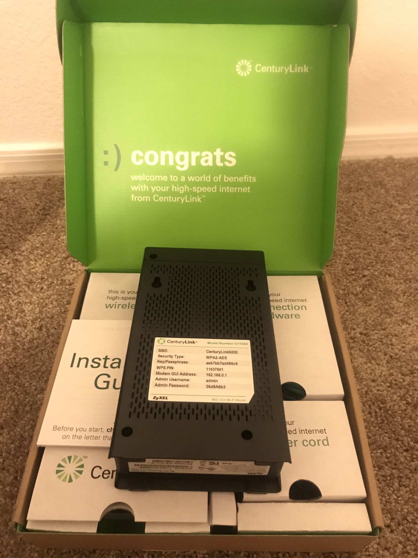 Century Link Modem C1100Z