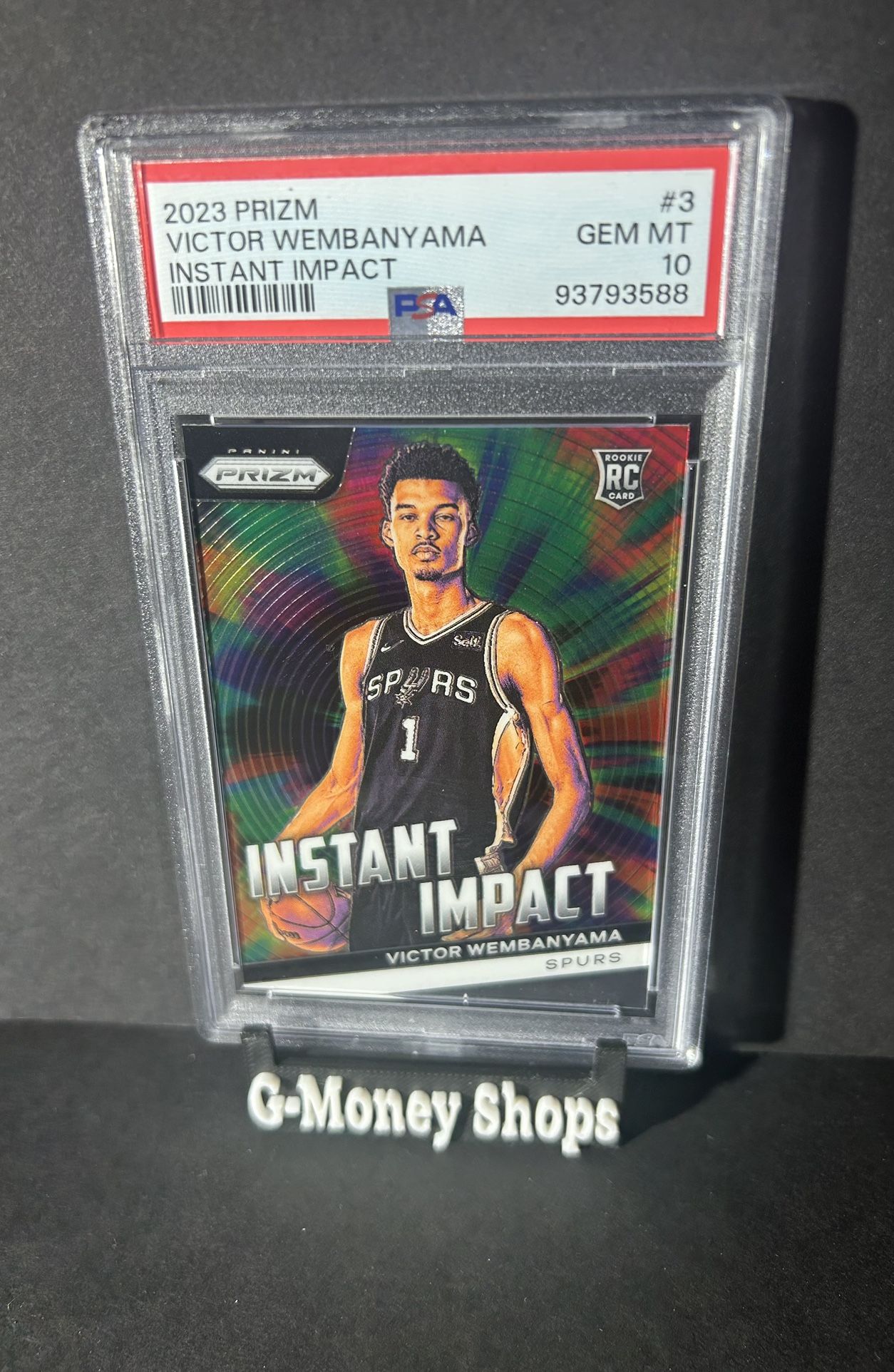 2023 Prizm Victor Wembanyama Instant Impact PSA 10