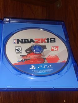 Opened PlayStation 4 & 5 Video Game PS4 PS5 NBA 2K18 Basketball