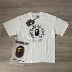 Bape x Chrome Hearts T-shirt Size L (NEW)