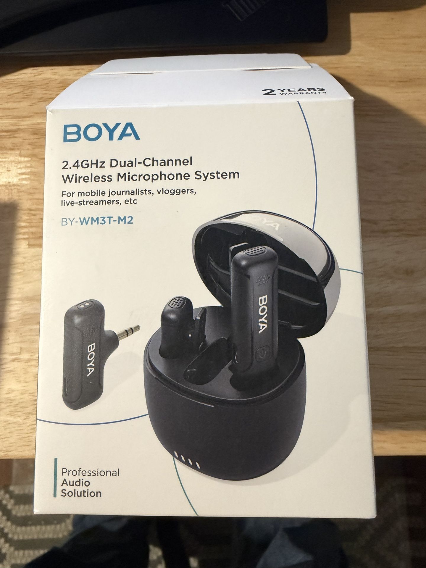 Boya 2.4GHz Dual Channel Wireless Microphone