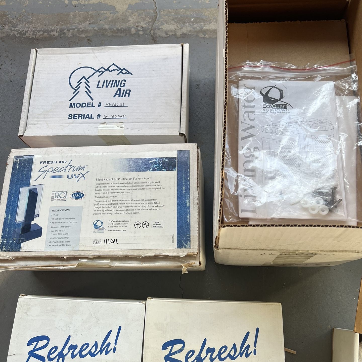 Ecoquest Air / Water Filters And Heater - New Old Stock for Sale in Santa  Clarita, CA - OfferUp