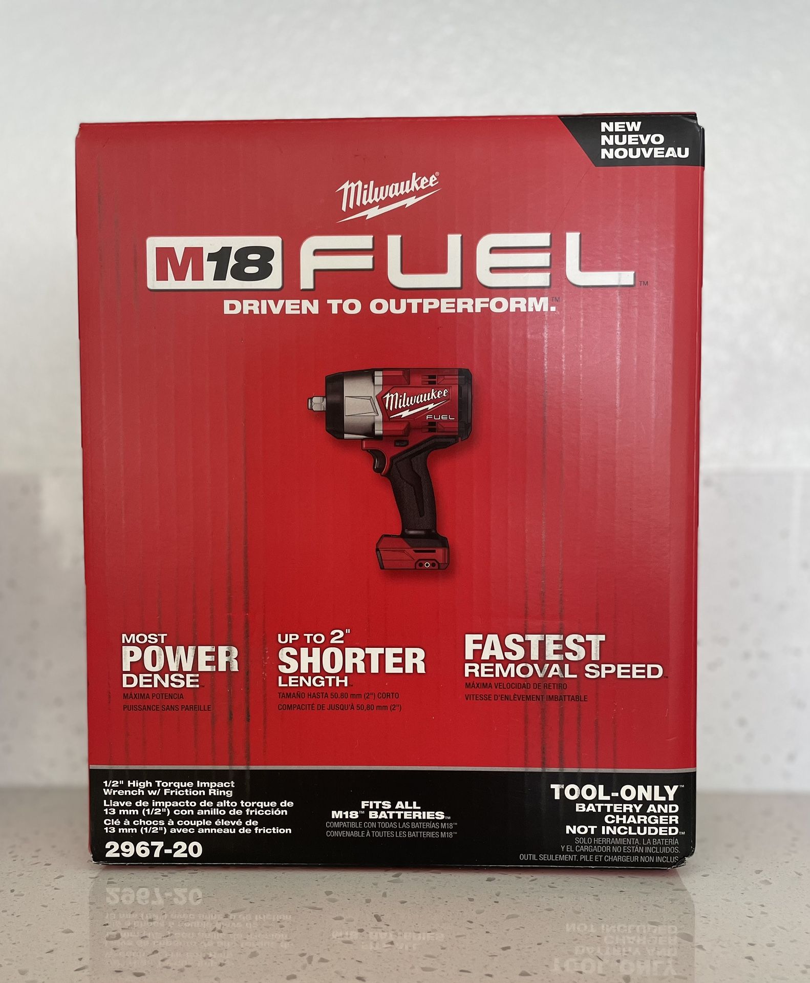 Milwaukee FUEL M18 1/2" High Torque Impact Wrench w/ Friction Ring