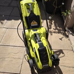 Ryobi 13-in Corded Electric Walk Behind Push Lawn Mower 
