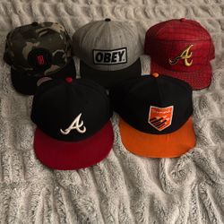 5 Snap Back Hats 