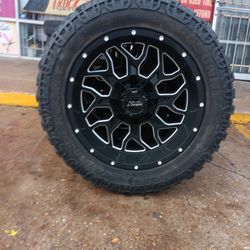 Rones Nuevos Universales 20x10 Para Chevy Ford F150 Gmc Yukon Tahoe Suburban Abalanche Silberado Escalade Nissan Titan Toyota Tacoma Dodge Ram De 6 Vi
