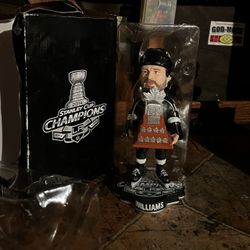 2014. Justin Williams, Stanley Cup champions bobble head.