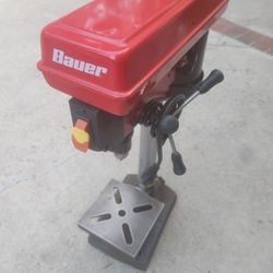 BAUER 8 inch 5-Speed Bench Drill Press with Light