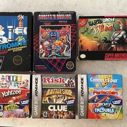 FS: CIB NES, SNES, Gameboy Advance games!