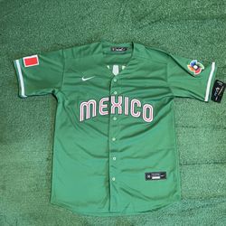 Team Mexico Randy Arozarena Green Classic  Jersey