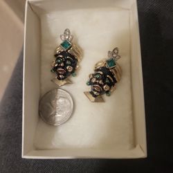 Vintage Blackamoor Brooch Pin