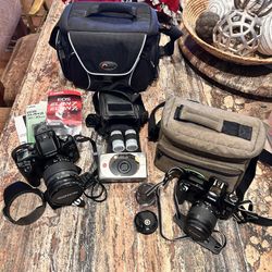 Film Camera Lot For Parts Untested 