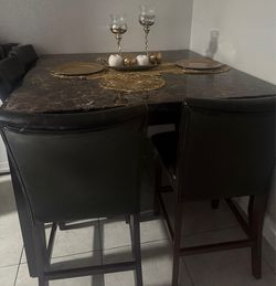 Counter Height Dining Table with Chairs