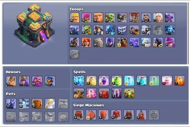 Clash Of Clans TH14 SEMI MAX