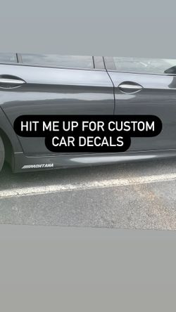 Custom car decals