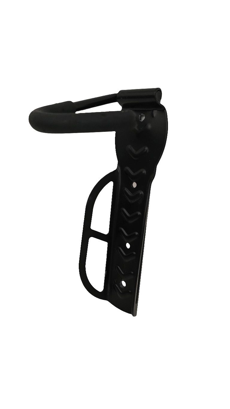 Steel Wall Mount Vertical Bike Hook – Heavy Duty Storage Rack – Black