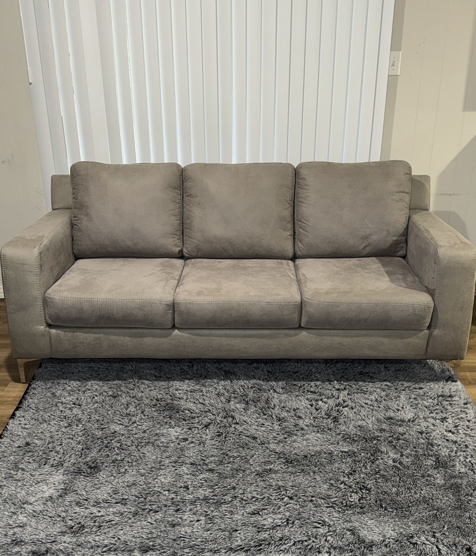 Ashley Gray Sofa - Like New Condition
