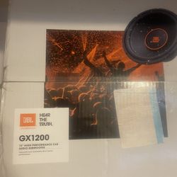 GX1200 12” High Performance Car Audio Subwoofer