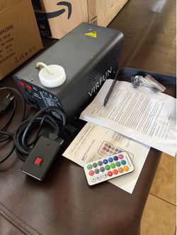RGB Fog Machine w/ 6 LED Lights + Wireless Remote (VIRFUN VIR-03) – Used Once – #1