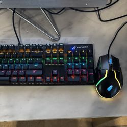 Fire Merch RBG Keyboard And Mouse Backlit LED