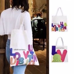 Louis Vuitton Shenzhen Exhibition Limited Edition Canvas Tote Bag
